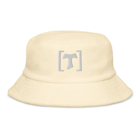 [T]au Bucket Hat (Unstructured terry cloth)